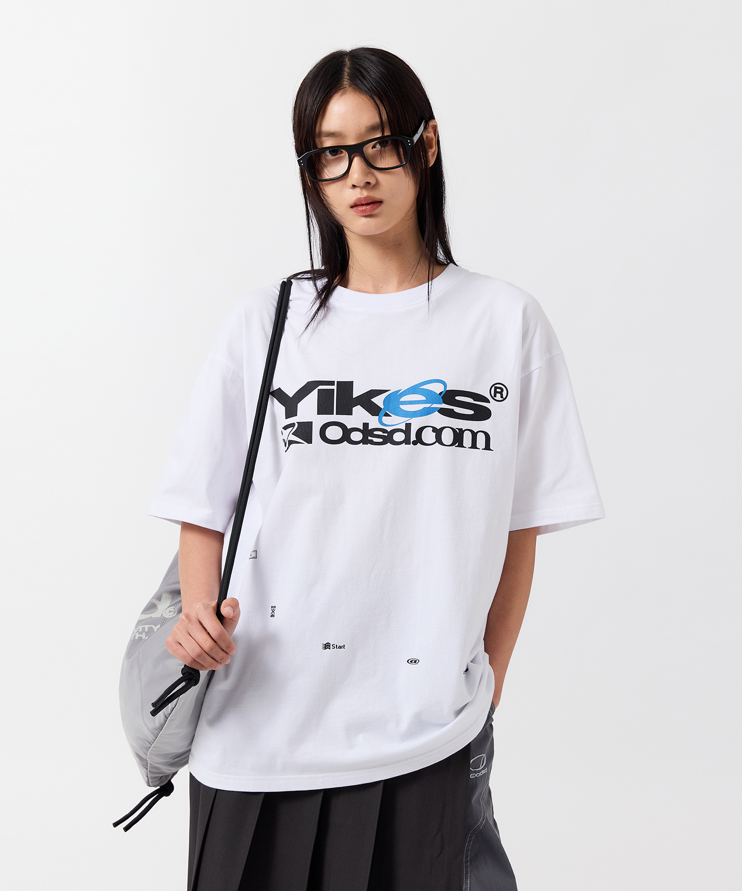 Yikes Graphic Overfit T-shirt - WHITE | ファッション通販サイト NUGU