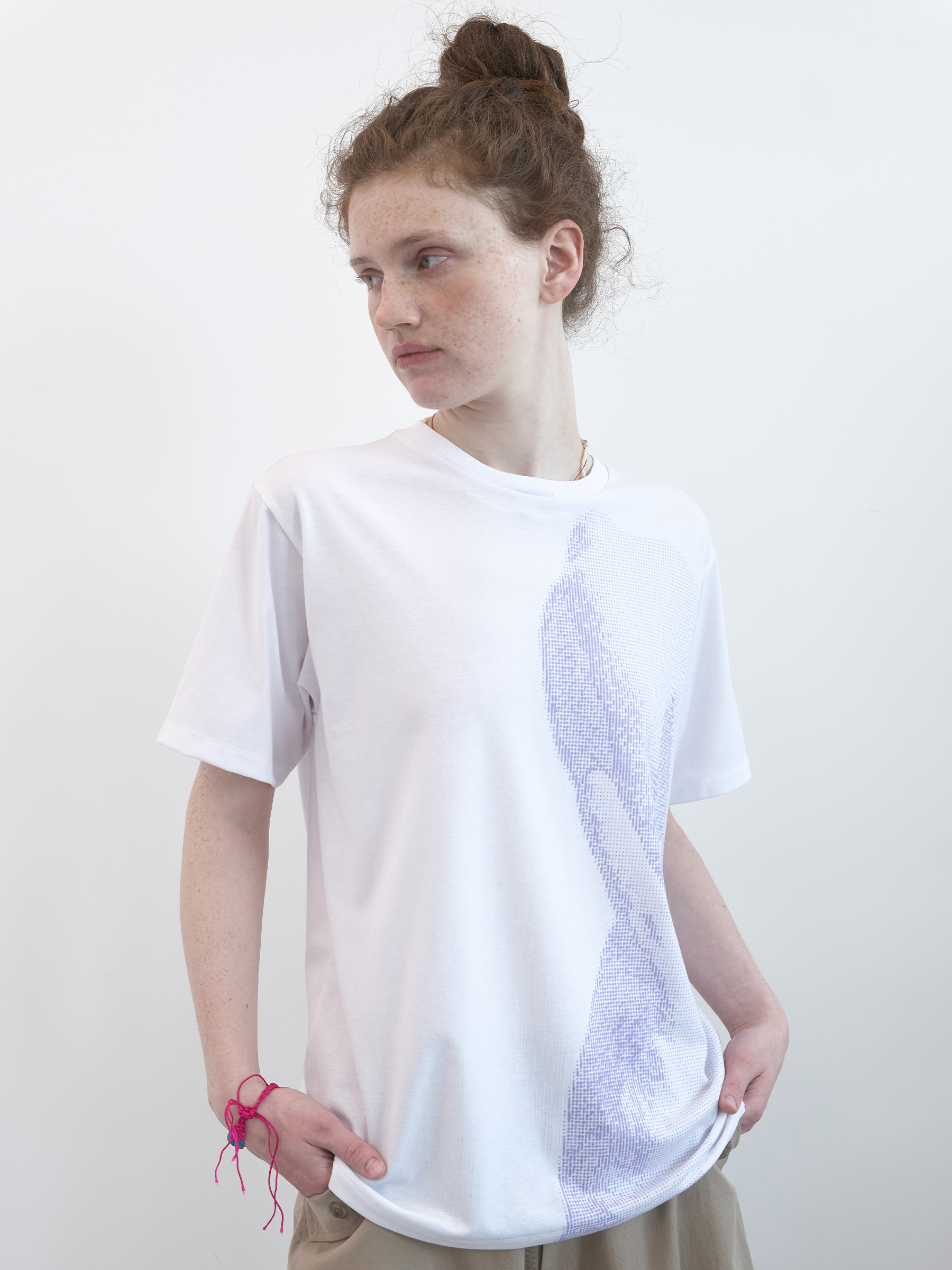 Summer Fruits Halftone T-shirt (White)