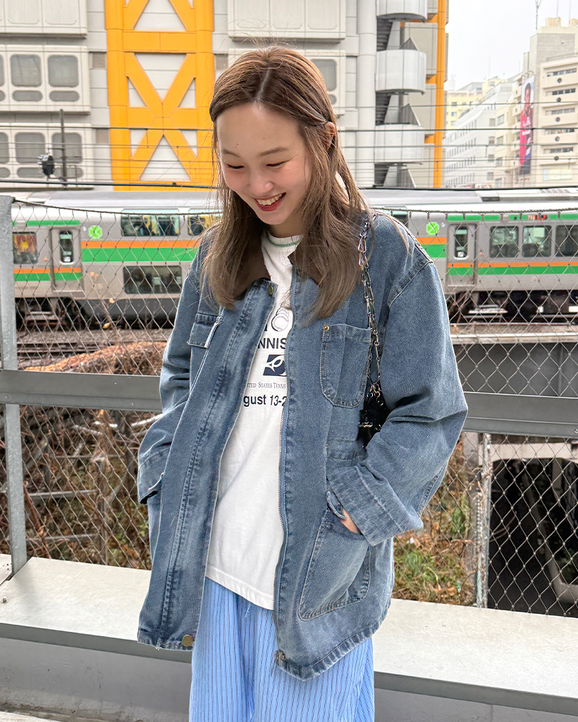 ポケットポイントバイカラージャケット