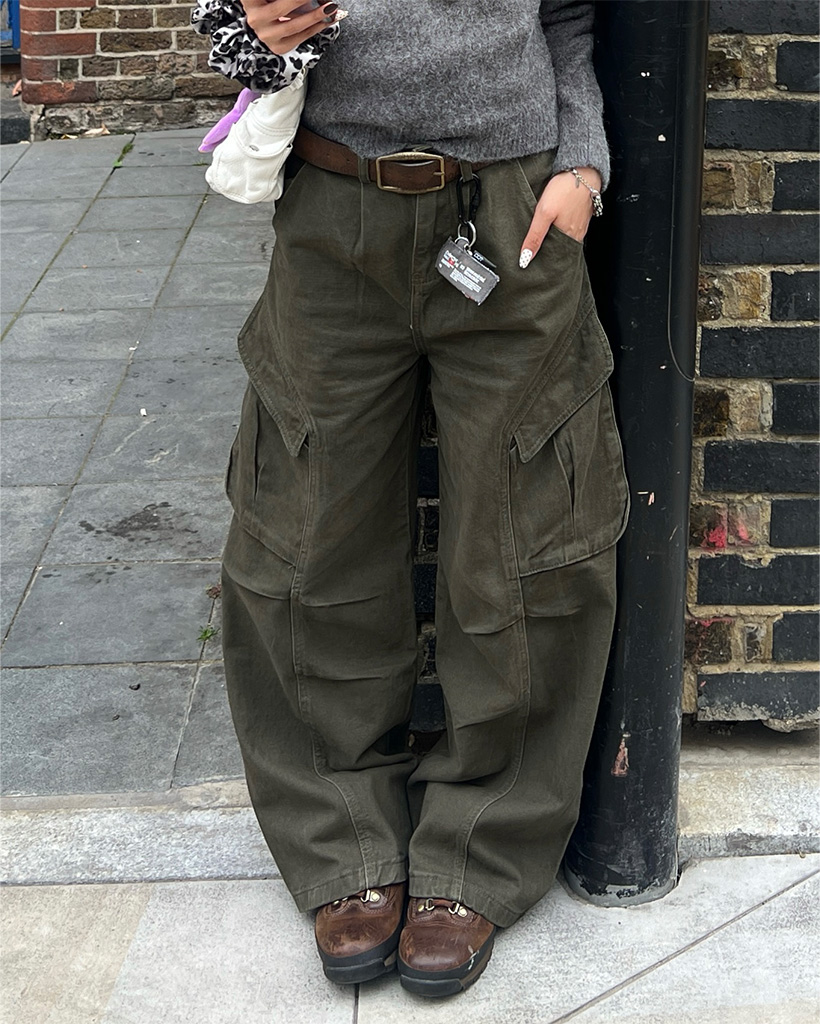 カーキカーゴパンツ | ファッション通販サイト NUGU