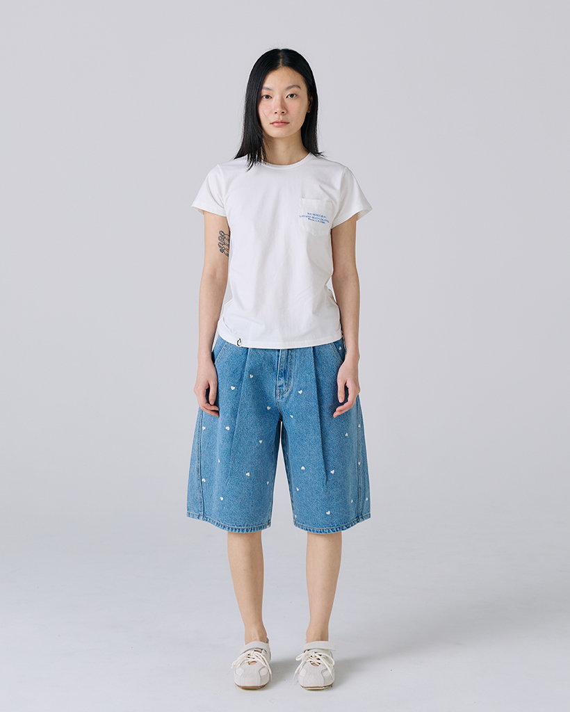 Mused Heart Bleach Jeans - Blue | ファッション通販サイト NUGU Mused Heart Bleach Jeans - Blue | ファッション通販サイト NUGU