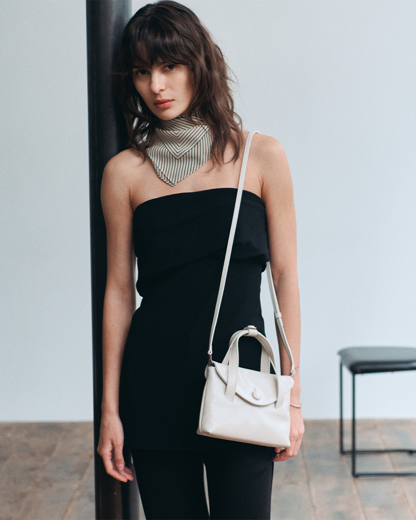 Muse Mini Tote Bag Off white