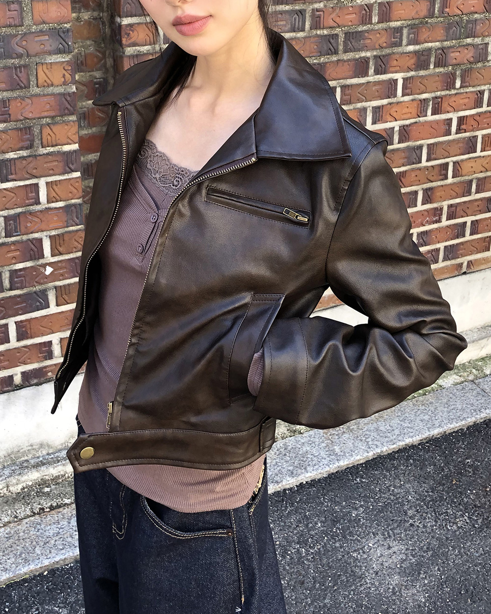 ウォッシュレザージャケット | ファッション通販サイト NUGU