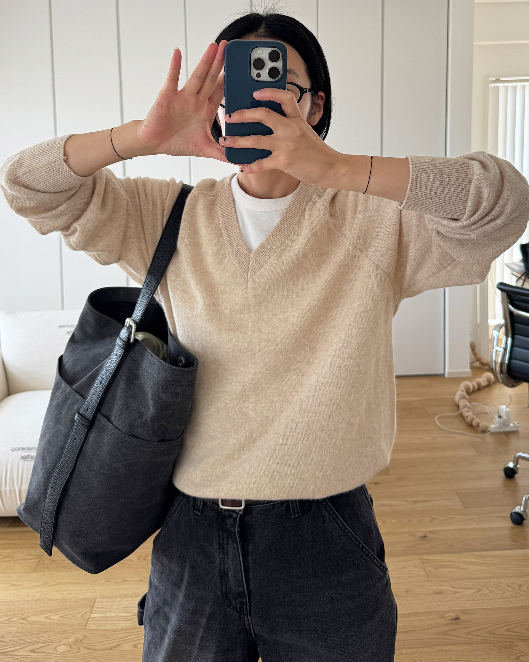 ハイネックハーフジップニットセーター | ファッション通販サイト NUGU