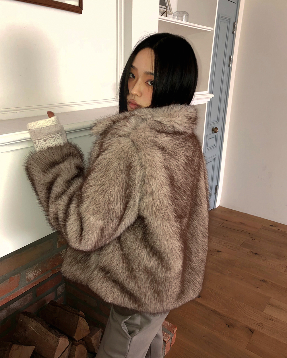 ベーシックカラーファージャケット