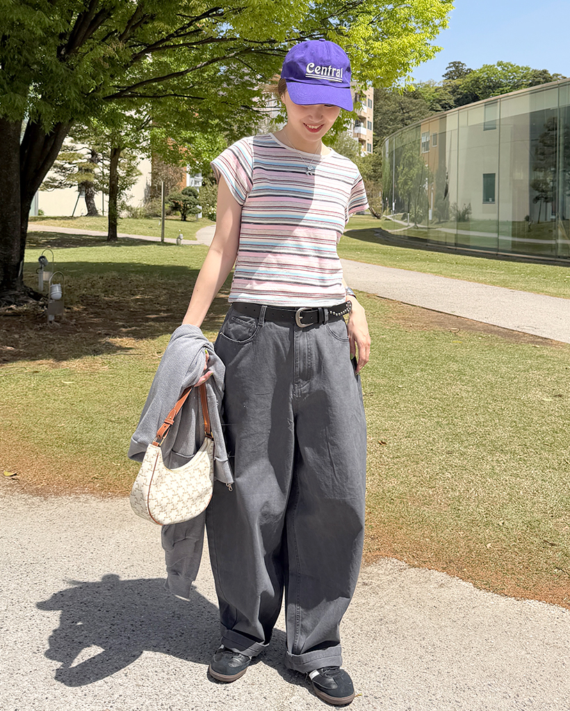 フラップポケットカーブフィットコットンパンツ