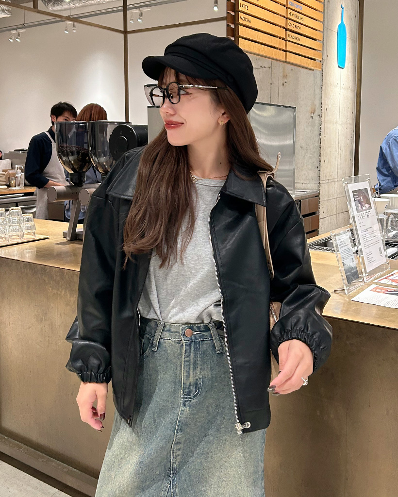 カジュアルレザージャケット | ファッション通販サイト NUGU