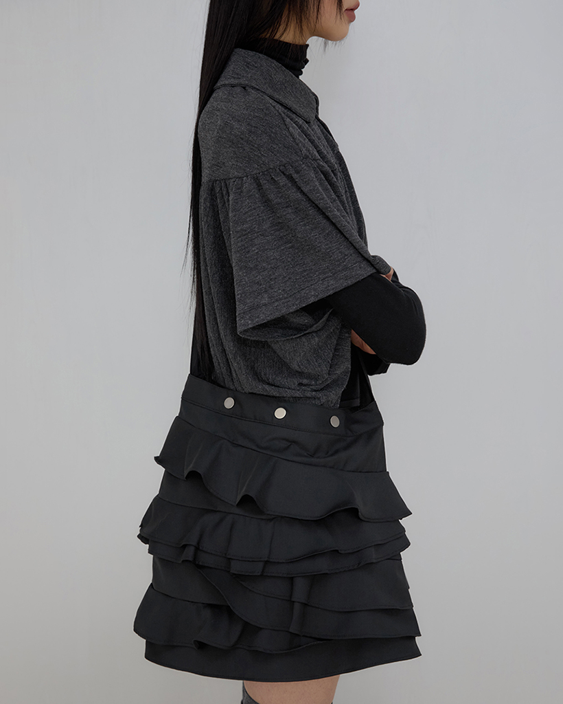 ●FLARE UP● Faye Frill Bag FL-733 (2色) Faye Frill Bag (FL-733_Black) | ファッション通販サイト NUGU