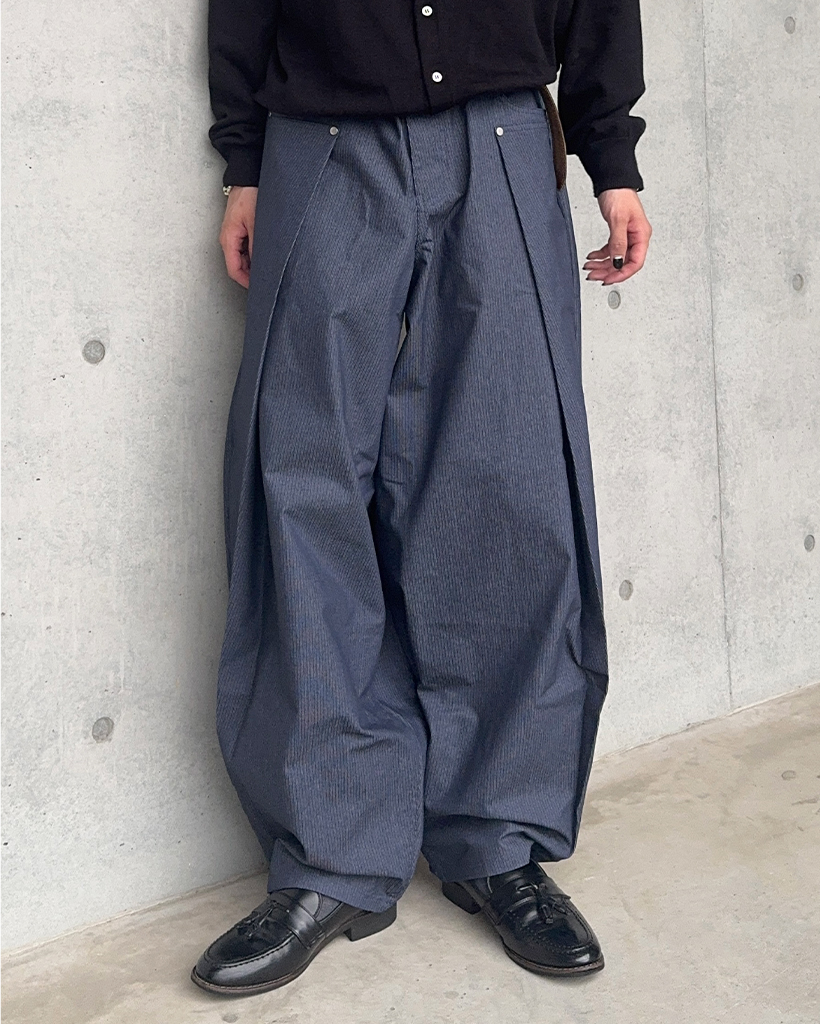 切替バルーンワイドパンツ