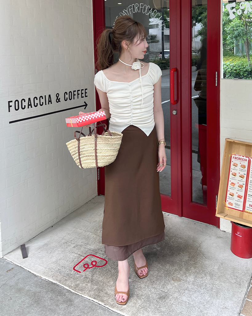 シンプルロングスカート | ファッション通販サイト NUGU