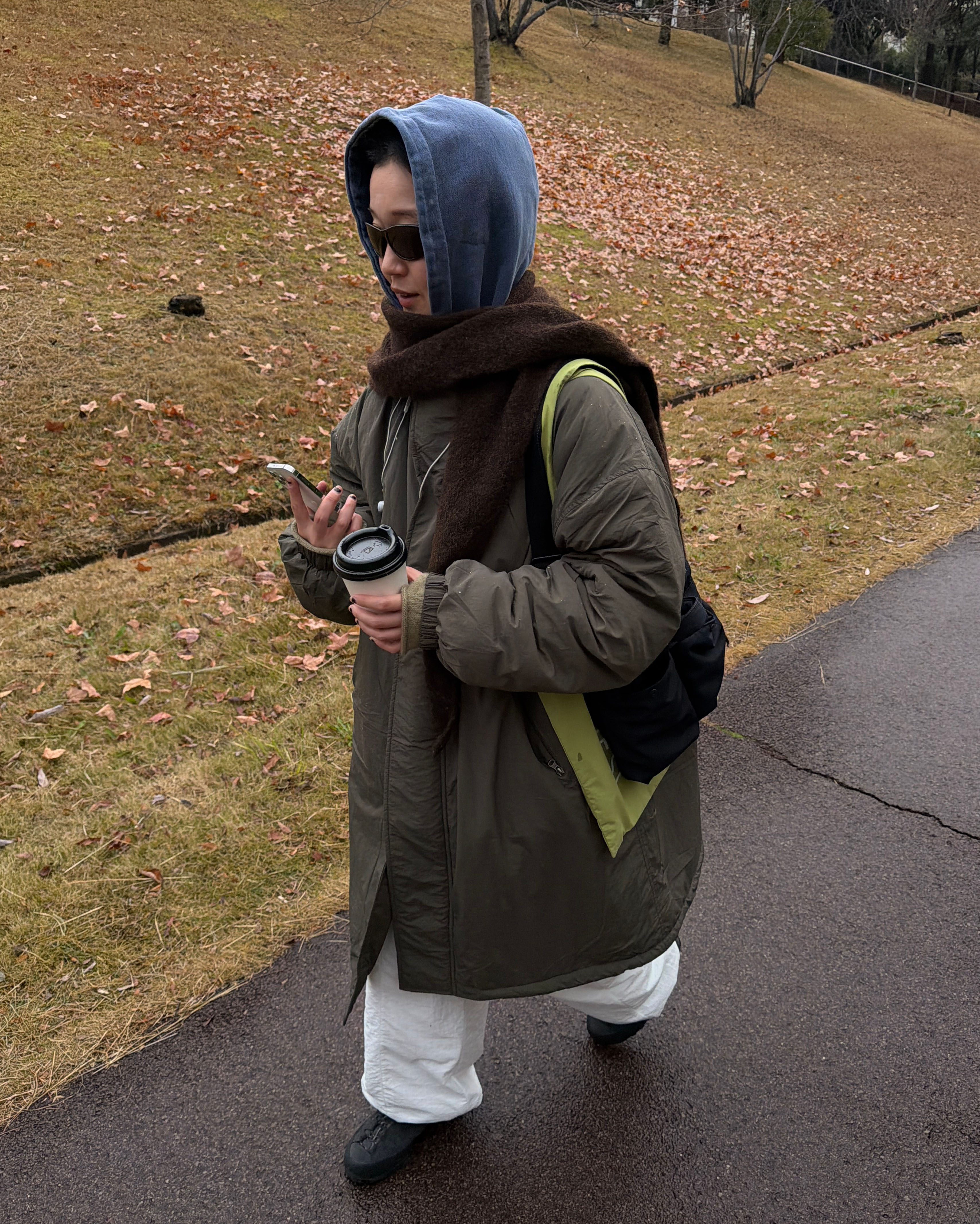 ヴィンテージパデッドロングコート