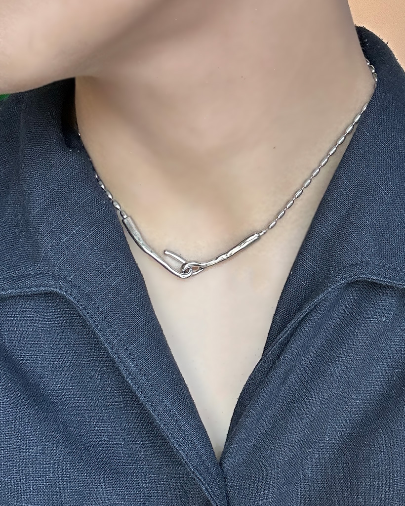 KNOWHOW タイネックレス シルバー グッチ GUCCI タイガーネックレス ブラインドフォーラブ