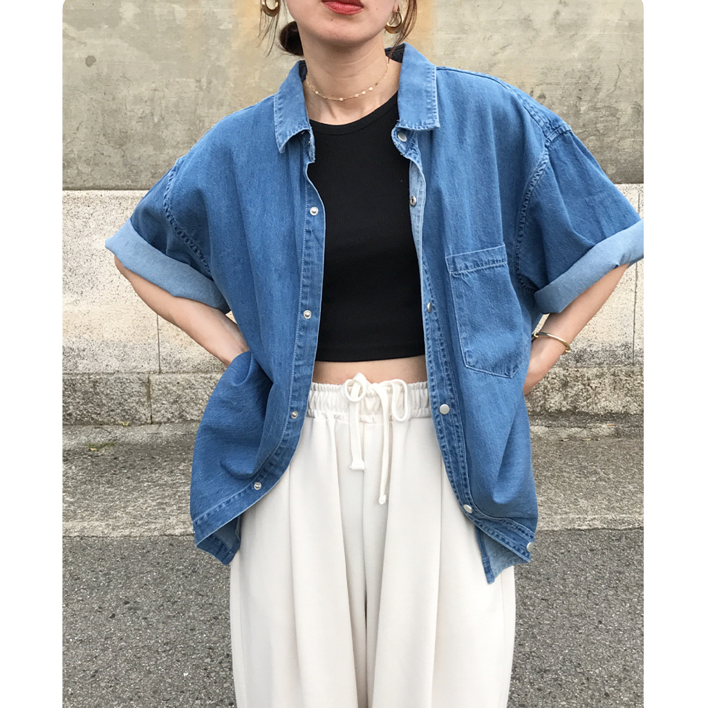 【新品タグ付き】BEAUTY &YOUTH ボリュームスリーブ　デニムシャツ BEAUTY&YOUTH UNITED ARROWS（ビューティーアンドユース