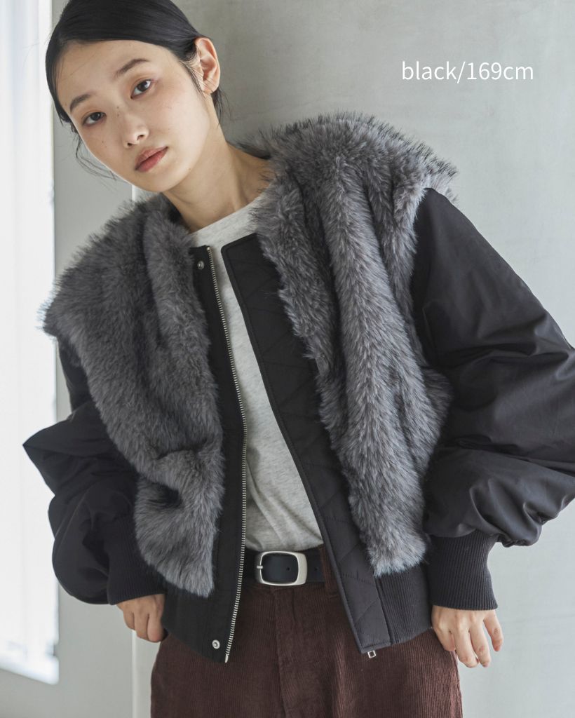 ファッキングオーサム MA-1 フライトジャケット ファー付き ファッキングオーサム MA-1 フライトジャケット ファー付き