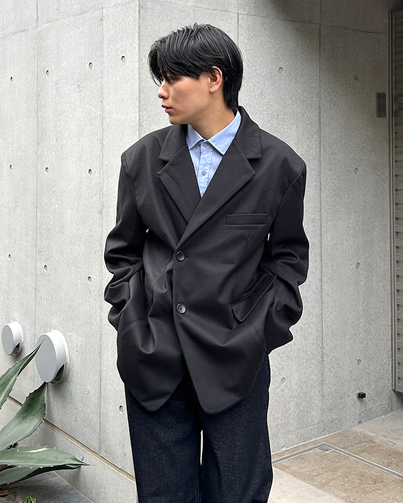 ダブルブレストウールブレザー | ファッション通販サイト NUGU