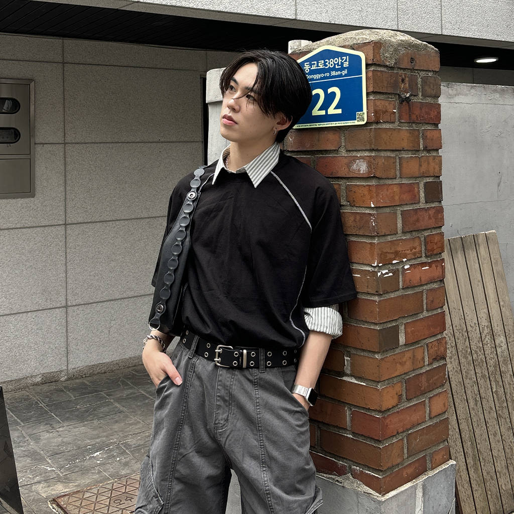 サマーオーバーロックTシャツ