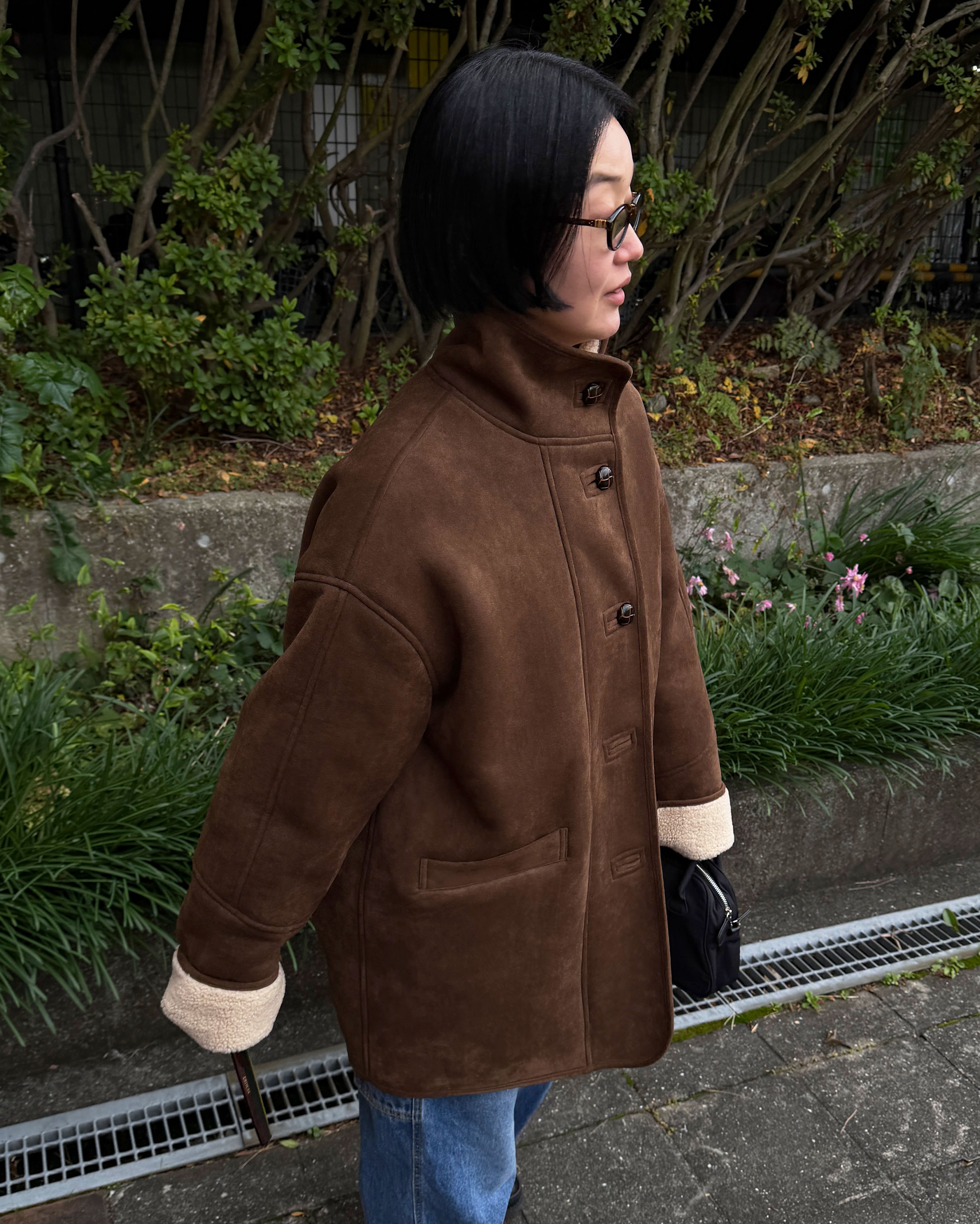 ムートンハーフコート