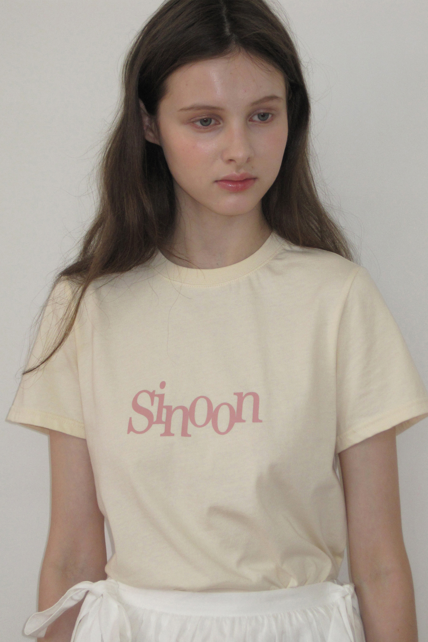 Sinoon Signature Logo T-Shirts (Cream)
