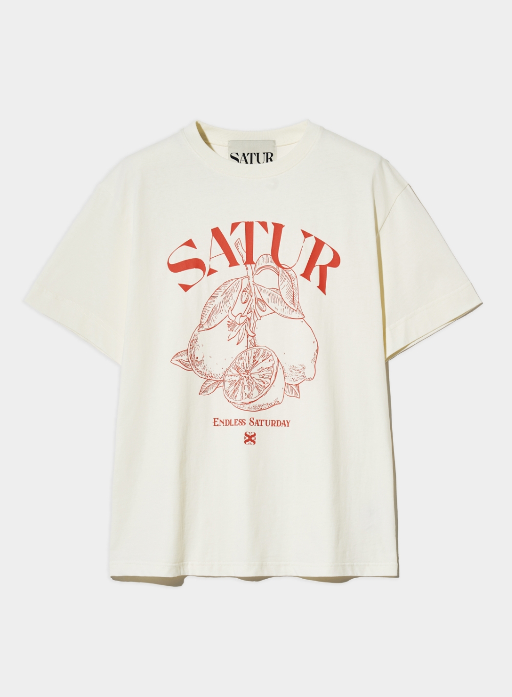 Satur All Day T-Shirt - Ivory | ファッション通販サイト NUGU
