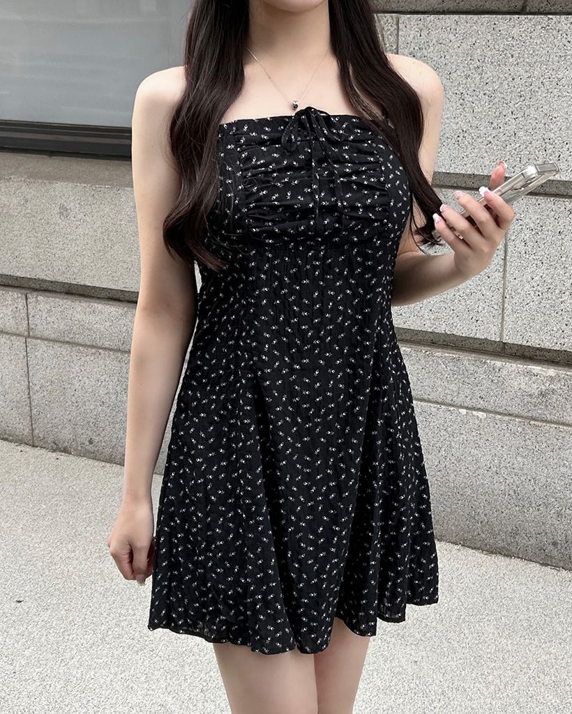 フラワーギャザーミニキャミワンピース