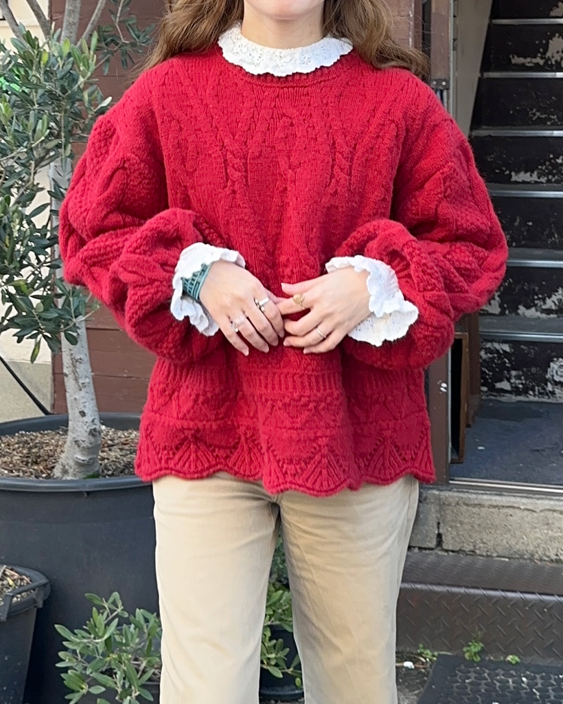 ビンテージウィンターニット