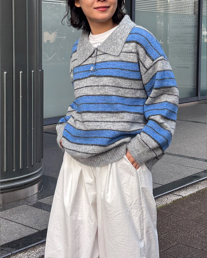 トリプルボーダーニット