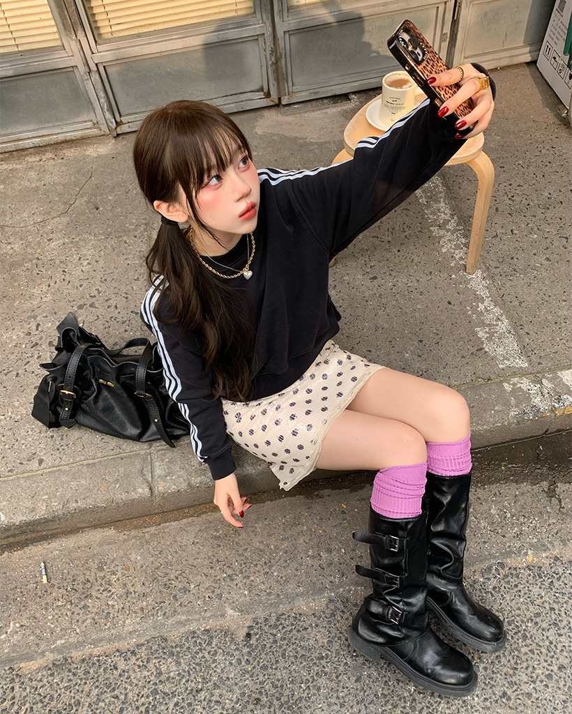 ドットミニスカート