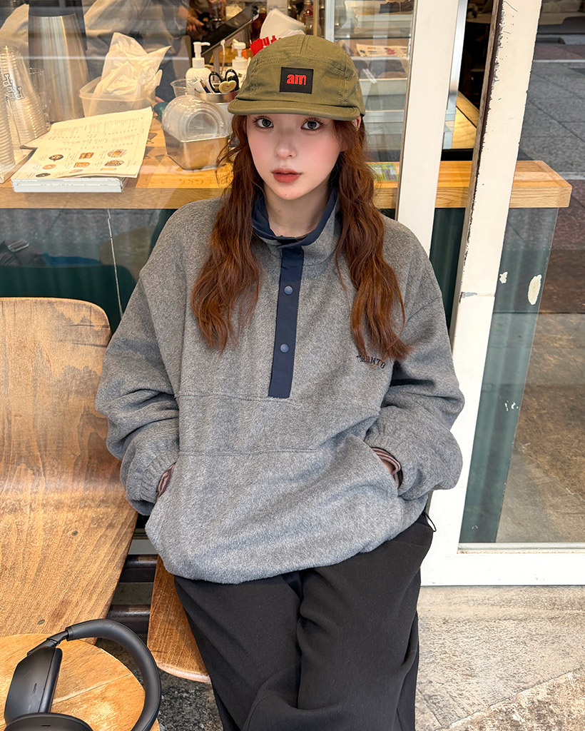 フリースアノラック