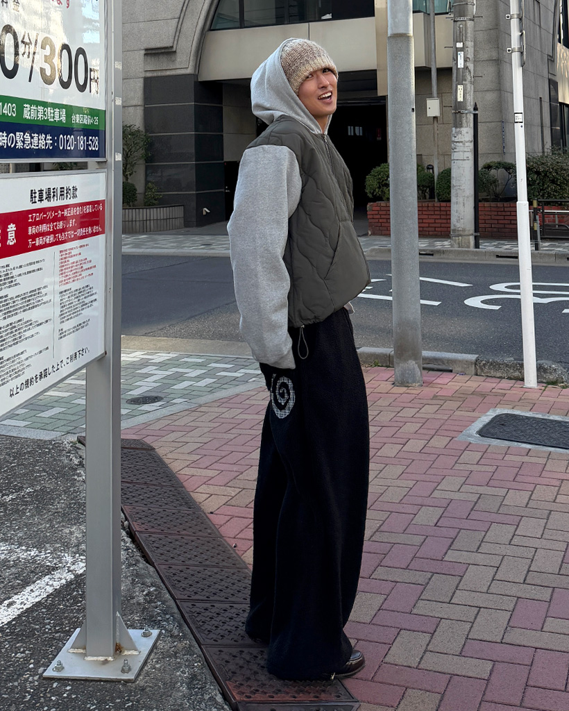 ヒップステッチスウェットパンツ