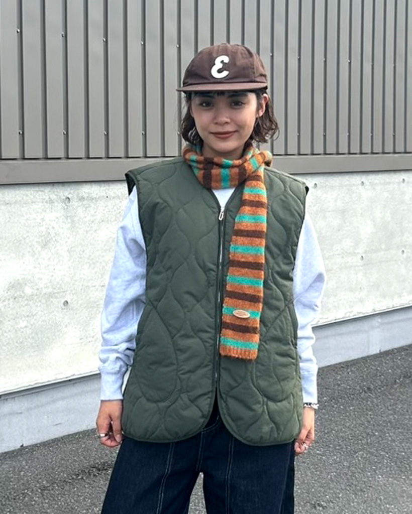 ウールボーダーマフラー | ファッション通販サイト NUGU