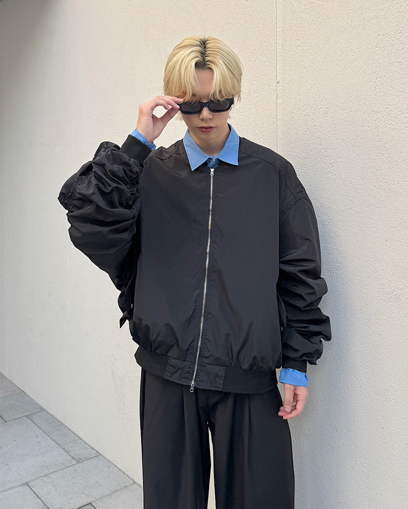 シャーリングブルゾン | ファッション通販サイト NUGU