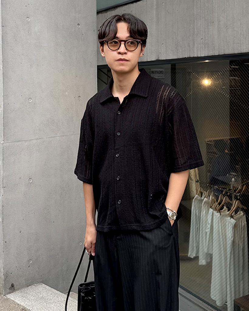 ライトレースショートスリーブシャツ | ファッション通販サイト NUGU