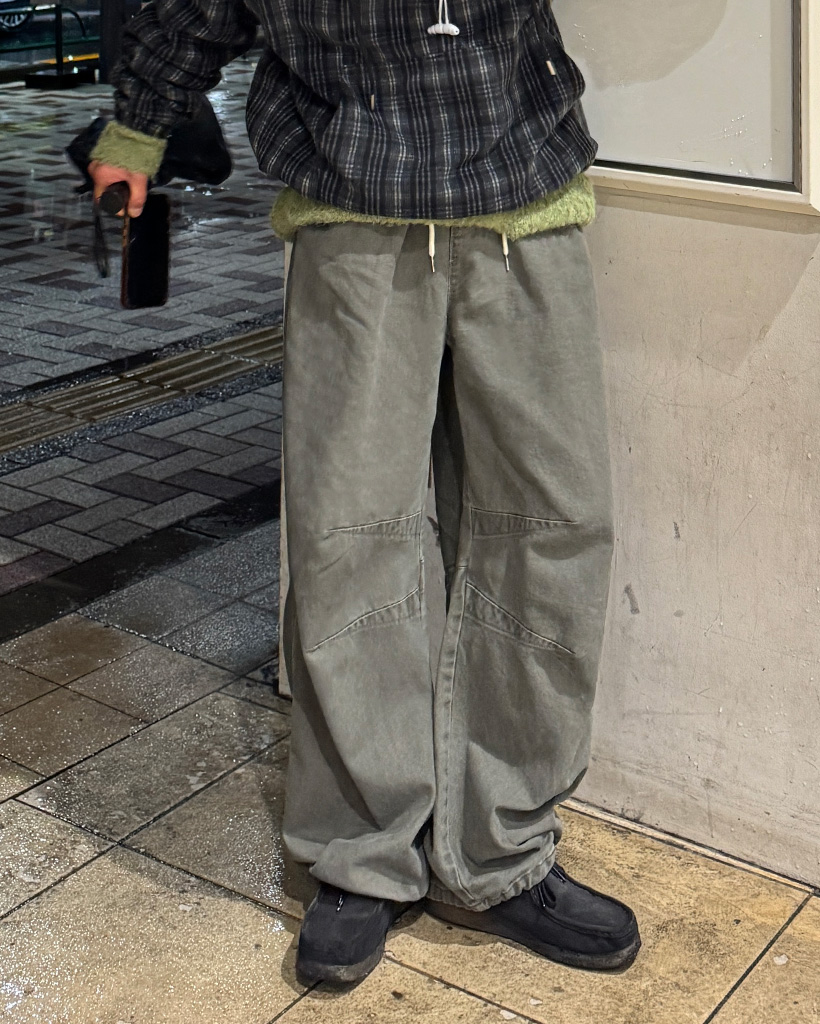 コットンピンタックパンツ