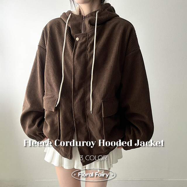 オーバーサイズボアコーデュロイジャケット