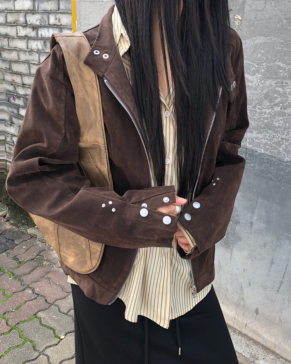 スエードスタッズジャケット | ファッション通販サイト NUGU