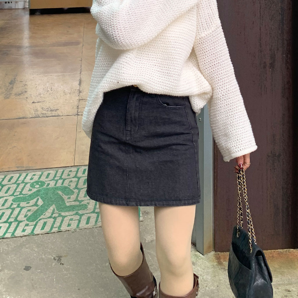 ベーシックデニムミニスカート | ファッション通販サイト NUGU