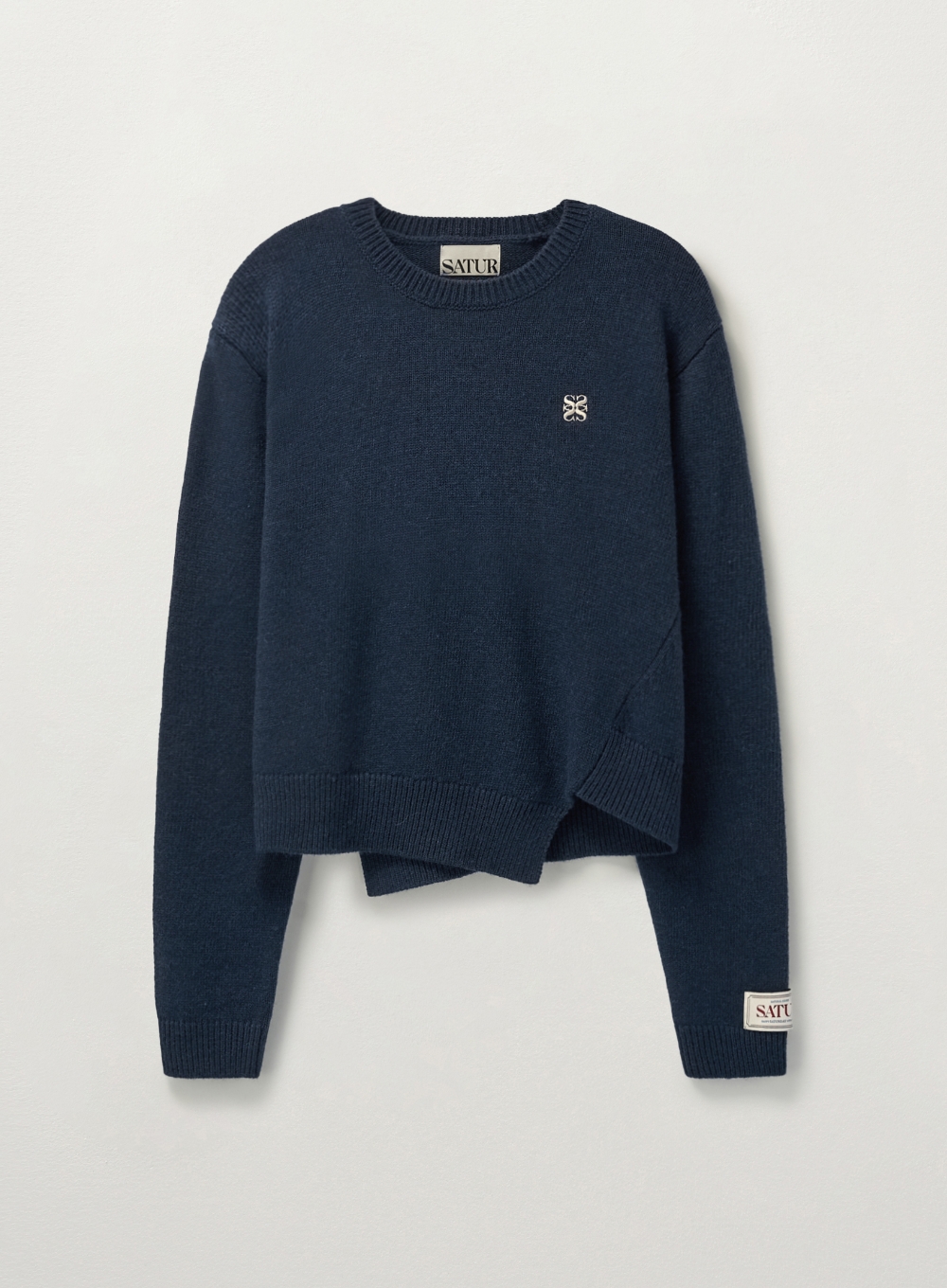 トップス Dublin Unbalanced Cashmere Blend Knit W) Dublin Unbalanced Cashmere Blend Knit - Classic Navy
