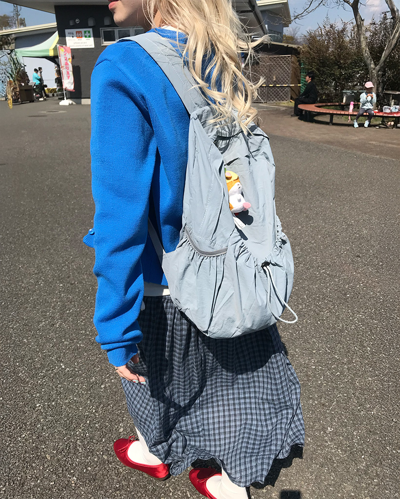 ナイロンストリングバックパック