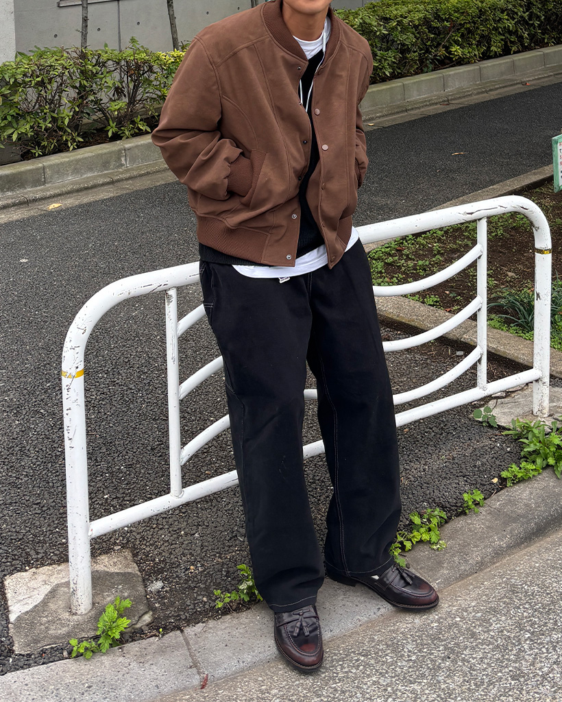 スエードボンバージャケット | ファッション通販サイト NUGU