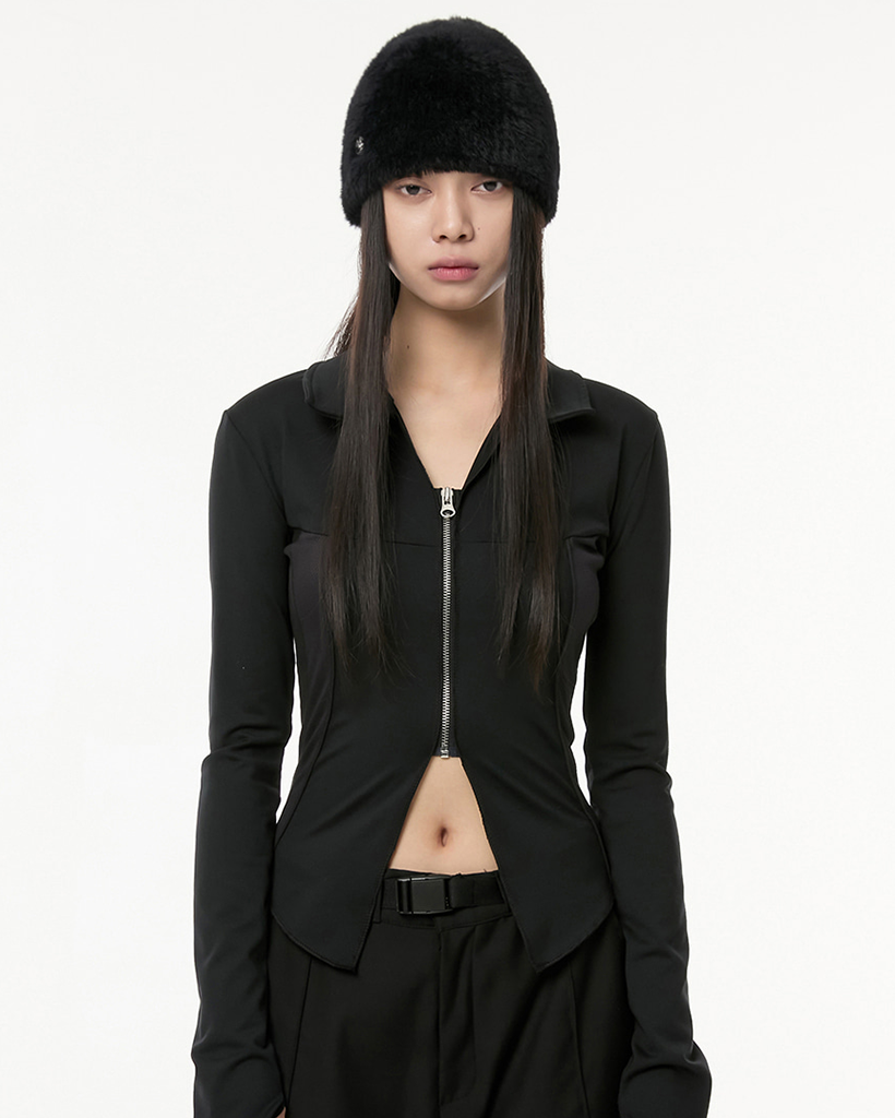 ◆FLARE UP◆ Fur Knit Beanie FL727Black FL-727_Black Fur Knit Beanie (FL-727_Black) | ファッション通販サイト NUGU
