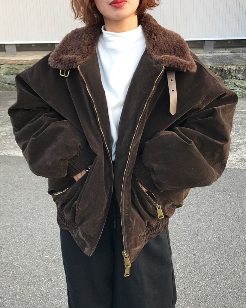 ベルベットムートンジャケット