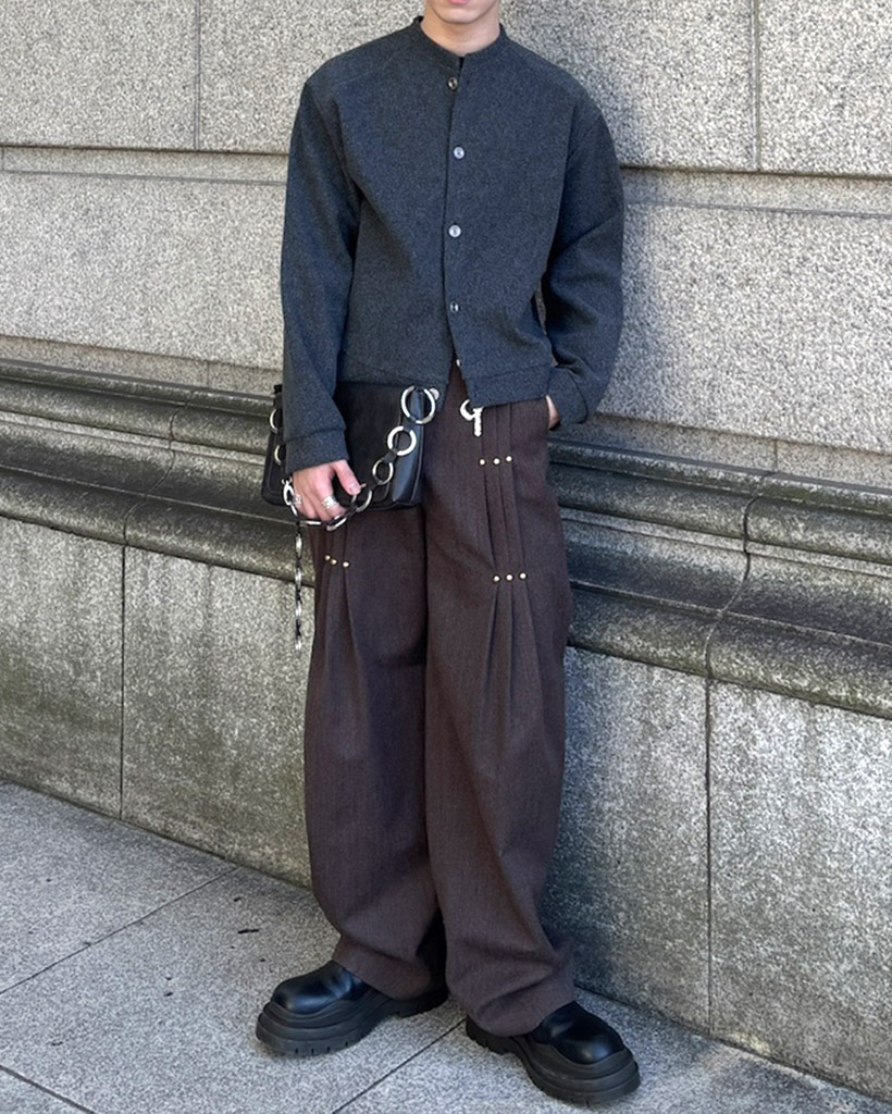 ウール ブルゾンジャケット