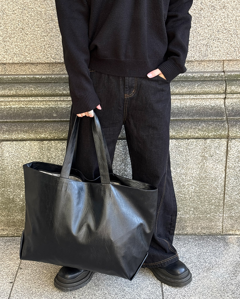 レザー ビッグトートバッグ