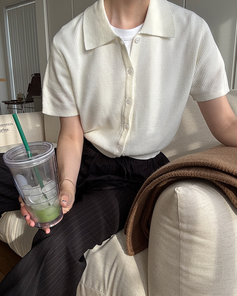 サマーコットンカラーカーディガン