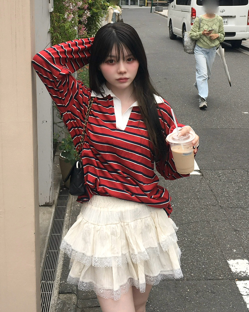 レースティアードミニスカート | ファッション通販サイト NUGU