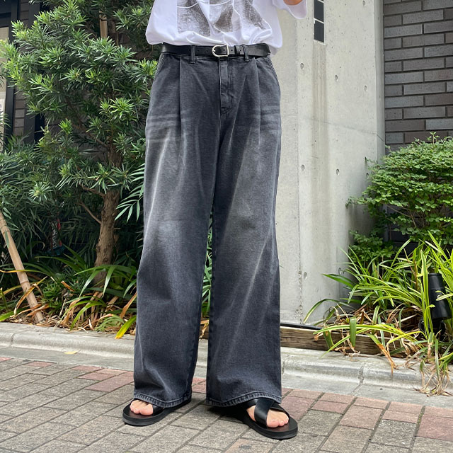 320 pintuck denim pants | ファッション通販サイト NUGU