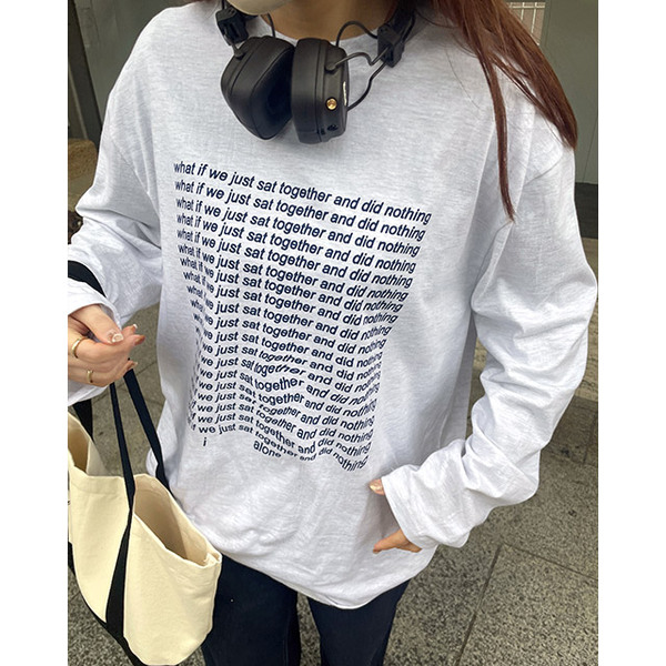 ユニセックスnothingロングTシャツ | ファッション通販サイト NUGU