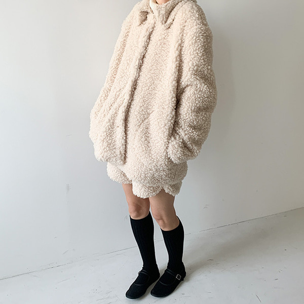 nuguモカ色 ボアコート リバーシブルボアパデットジャケット | ファッション通販サイト NUGU