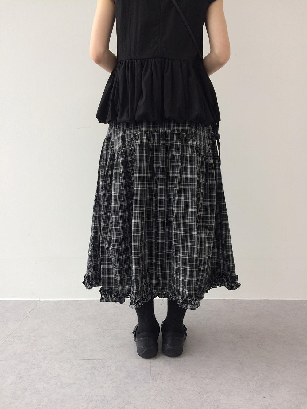 GLAVIL チェック柄 フリルスカート 95cm以下 チェックフリルスカート | ファッション通販サイト NUGU