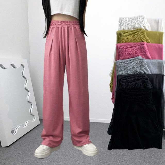 タック入りワイドパンツ（6color）